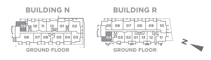 Daniels Keelesdale Condos and Towns Model 1C+D (R) Key Plan