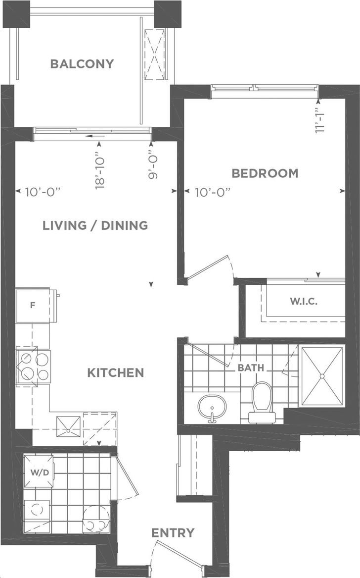 Daniels Keelesdale Condos and Towns Model 1E