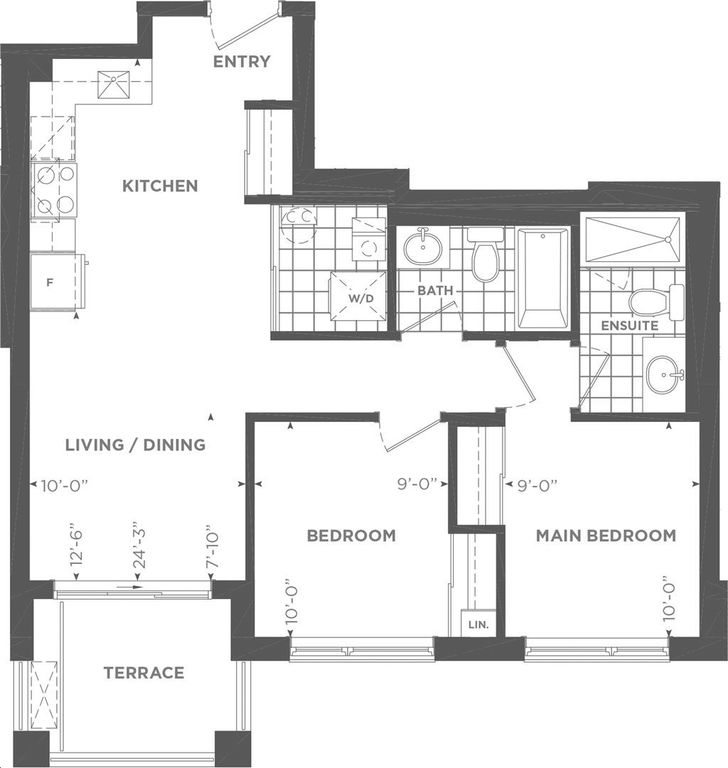 Daniels Keelesdale Condos and Towns Model 2J