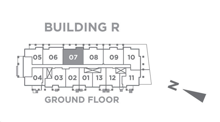 Daniels Keelesdale Condos and Towns Model 2T Key Plan