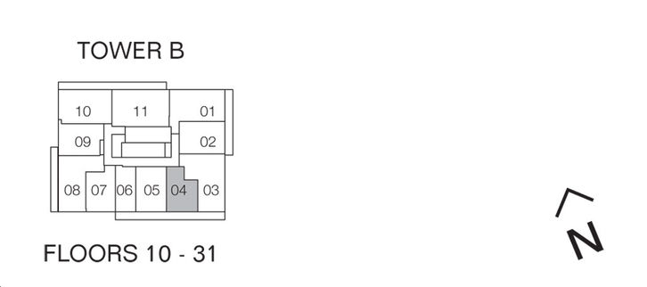 Design District Condos 2 Gold Key Plan