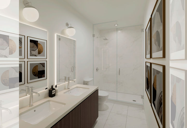 Distrikt Trailside Towns Bathroom Interior