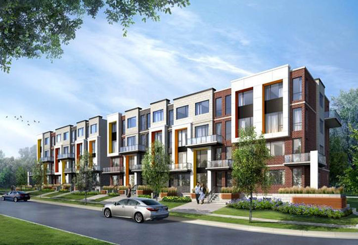 Downsview Park Towns Exterior Rendering