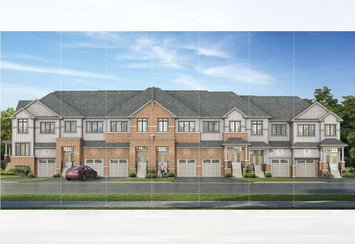 Dreamscape Oshawa Exterior View of Townhomes