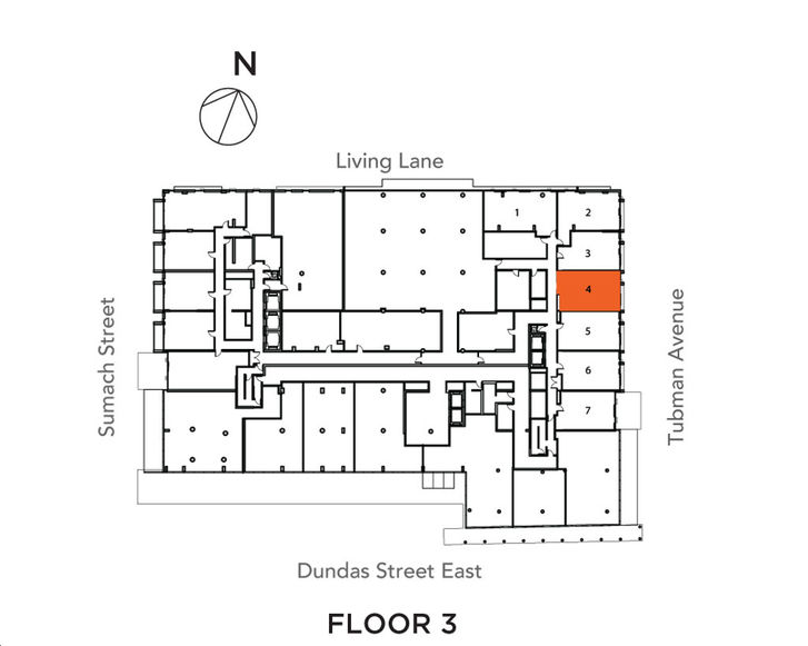 DuEast Boutique Condos The Moonbeam - East Tower Key Plan