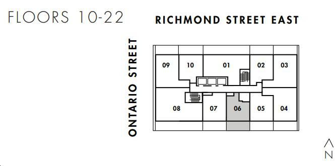 East 55 Condos Vienetiane Key Plan