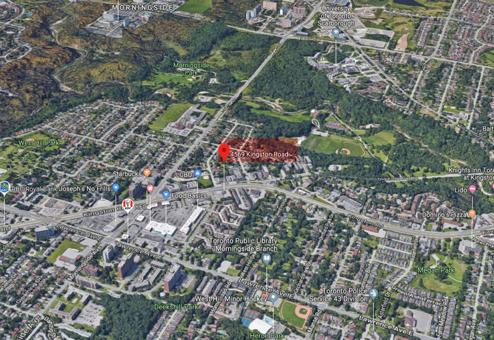 East Pointe Condominiums, Aerial Map View of Future Location