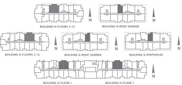 Eden Park Towers  2 1B Key Plan