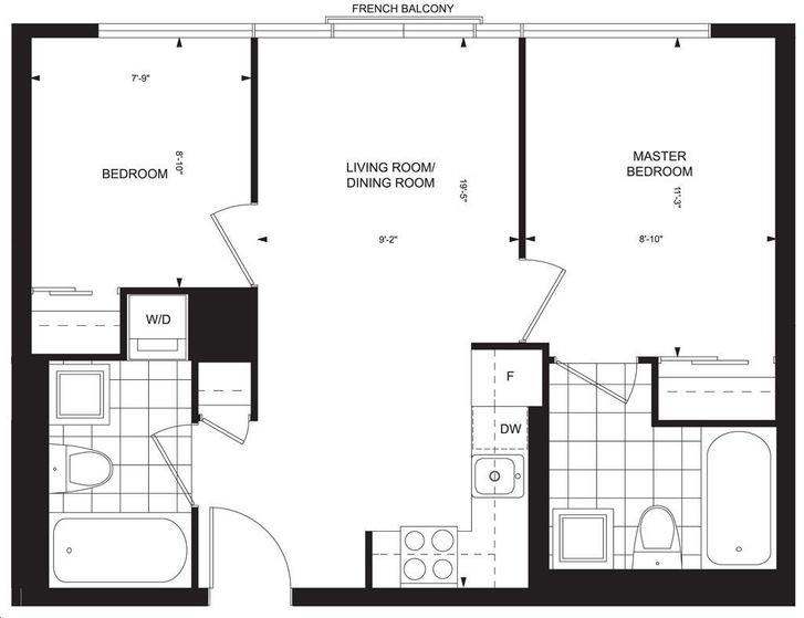 Edge on Triangle Park by Urbancorp 2CFWest Floorplan 2