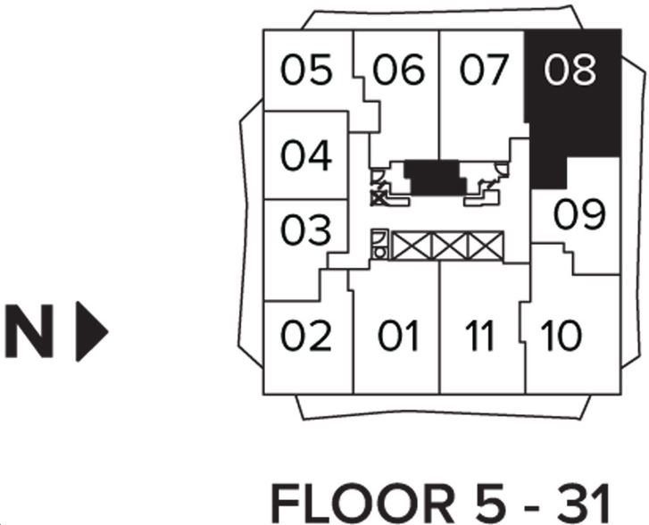 Ellie Condos Haven Key Plan