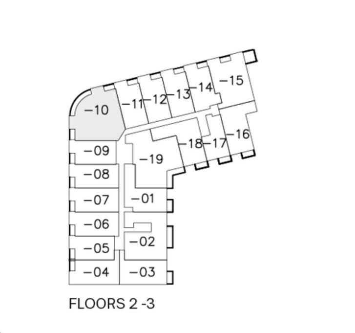 Emerson House Condos Cuvier Key Plan