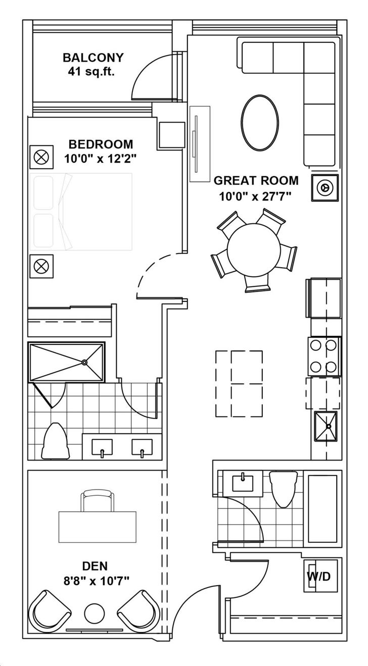 Emerson House Condos by YYZed |Humboldt 3 Floorplan 1 bed & 2 bath