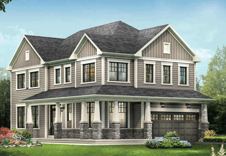 Empire Calderwood Towns Exterior View of Markdale Corner Detached Home