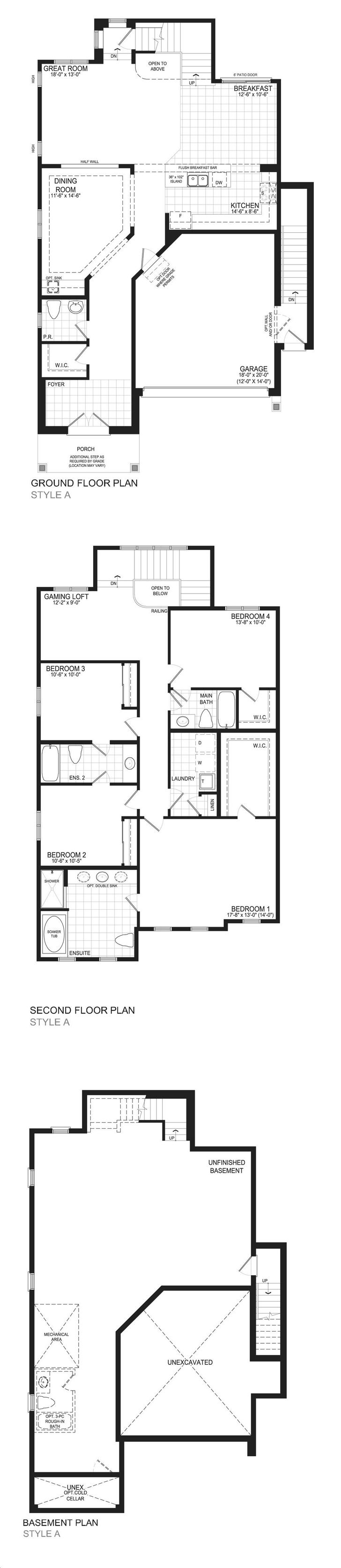 Empire Wyndfield Towns by Empire |Cambridge Floorplan 4 bed & 3.5 bath