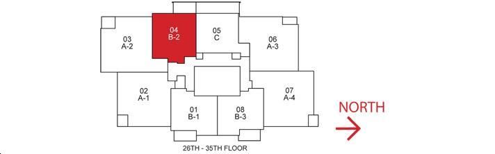 Expo Condos 2 B2 Key Plan