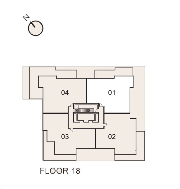 First and Park Condos Suite PH1 Key Plan