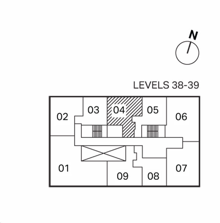 Freed Hotel and Residences 1.2 BF/1.1B Key Plan