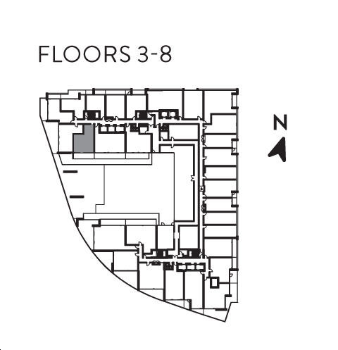 Galleria on the Park 1B+F 02 Key Plan