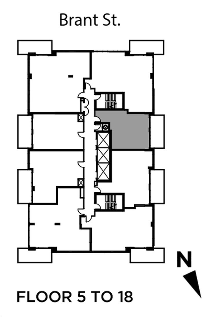 Gallery Condos and Lofts Louvre Key Plan