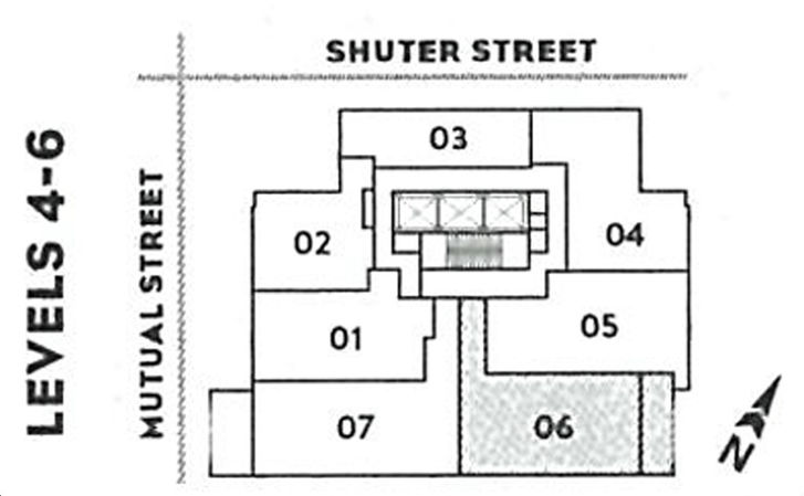 Garden District Condos 406/506/606 Key Plan