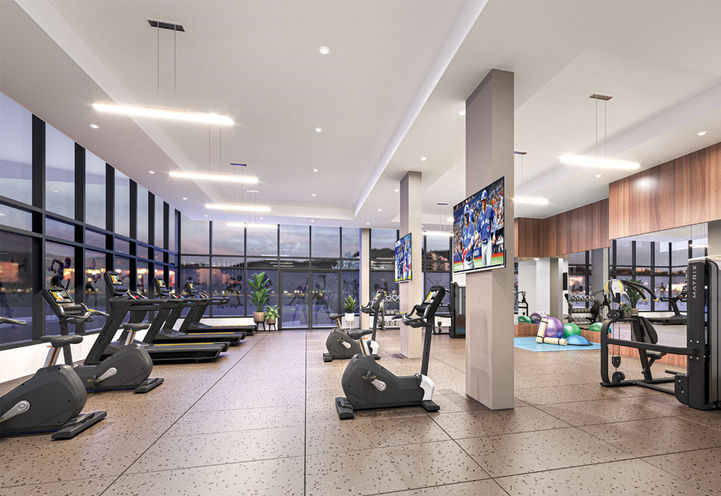 Gemini Condos South Tower - Fitness Centre