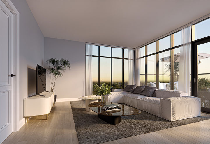 Gemini Condos South Tower - Suite Livingroom