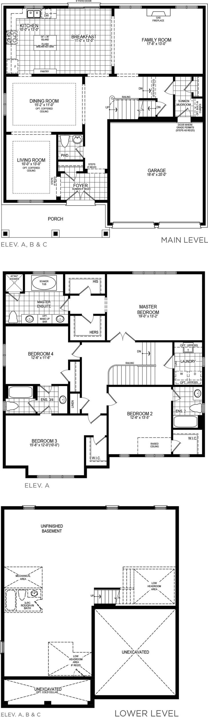 Georgina Heights by Treasure-Hill |Glenview 2 Floorplan 4 bed & 3.5 bath