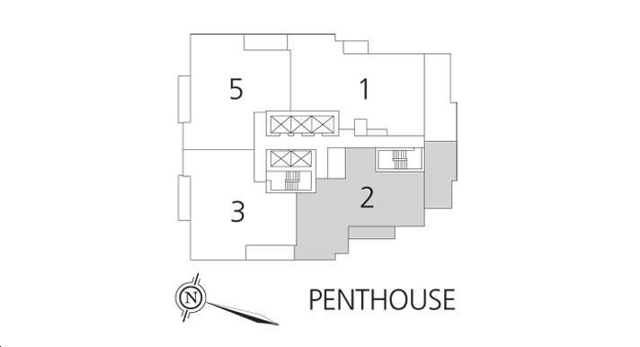 Gibson Square Condos ph102 Key Plan