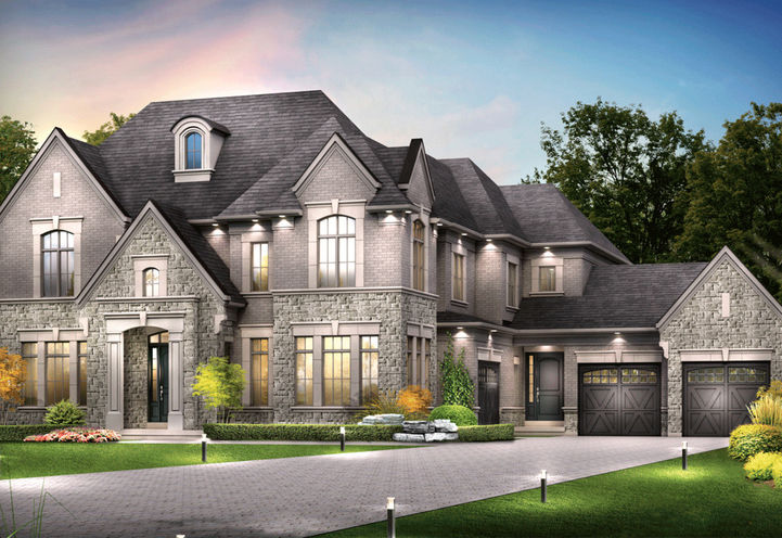 Gilford Estates Exterior View of The Buckingham Elevation A