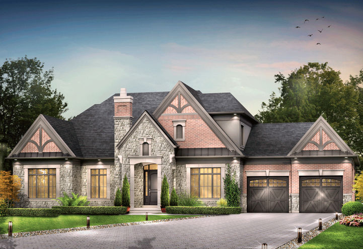 Gilford Estates Exterior View of The Lancaster Elevation A