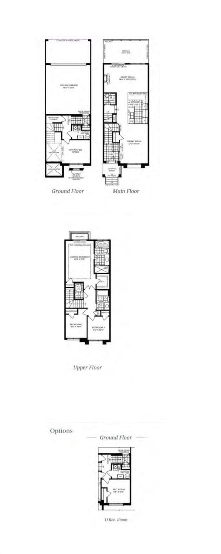 Greenhill Towns by Stafford |Mint *Terrace Collection* Floorplan 3 bed ...