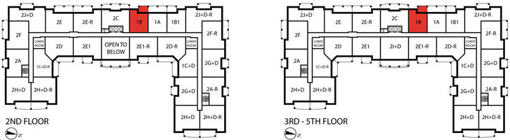 Hampton Place 1B Key Plan