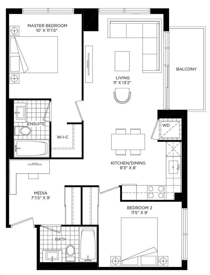 Harbour Ten10 Condo by Castle-Royale |FANTASEA (GROUND FLOOR) Floorplan ...