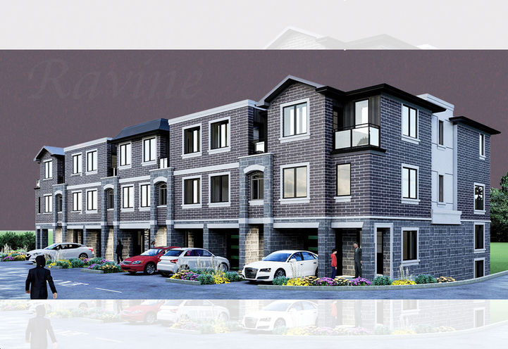 Harmony Crossing Towns Exterior View of Units