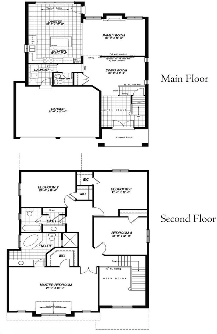 Harmony On Twenty Homes By Desozio Homes Madison Floorplan Bed