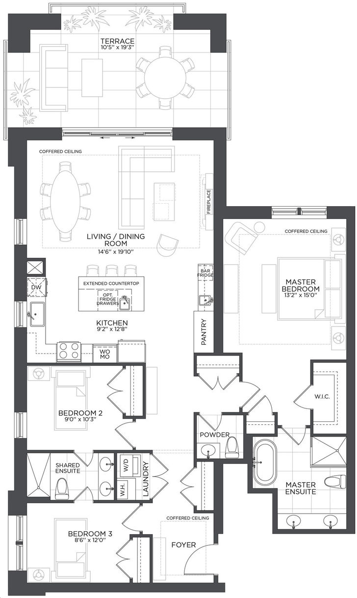 Hart Haus Condos by Ledgemark-Homes |The Eckhardt Floorplan 3 bed & 2.5 ...