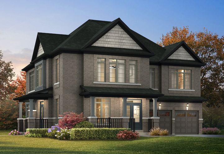 Highcrest Whitby Shores Exterior View of Corner Detached Home