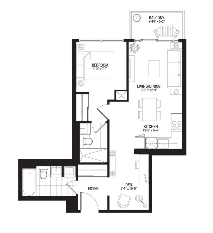 Highland Commons Condos by Altree-Developments |Phoenix Floorplan 1 bed ...