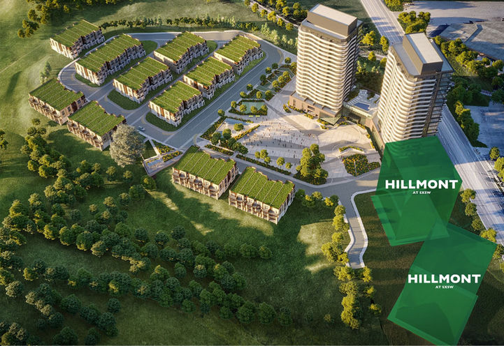 Hillmont at SXSW Condos Aerial View of Community