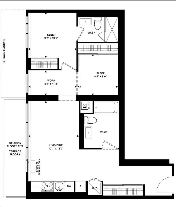 Home Power Adelaide Condos by GreatGulf 2D801 Floorplan