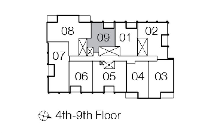 Illumina Condos Glimmer Key Plan