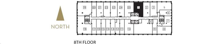 Imperial Plaza 801 CC LOFT SUITE Key Plan