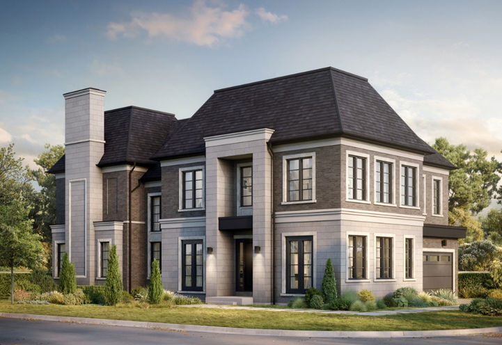 Iris Estates Exterior View of Corner Detached Home