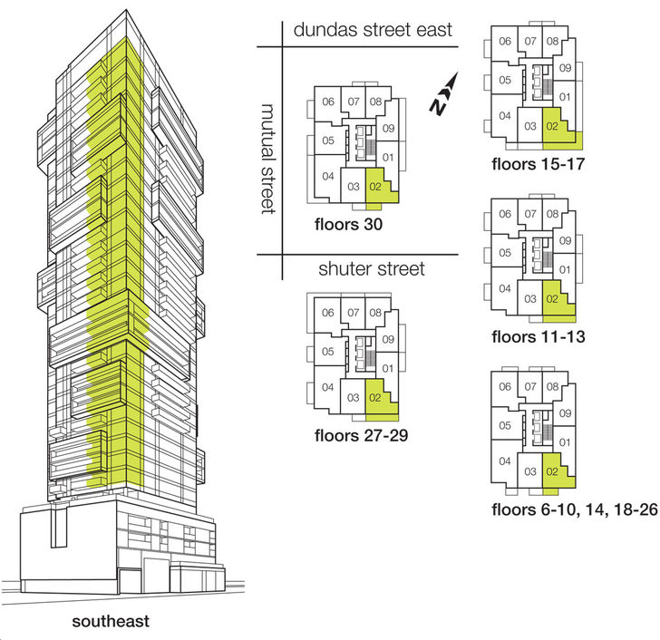 Ivy Condos Cora Key Plan