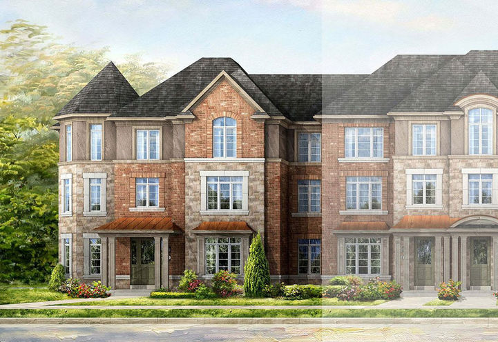 Three Storey Towns with 2 car Garage at Ivy Rouge Homes
