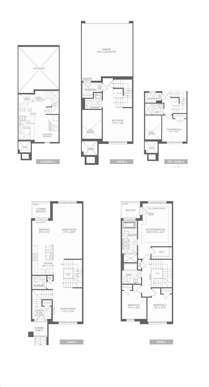 Ivylea Towns by Marlin-Spring-Development |Laurel Floorplan 4 bed & 3.5 ...