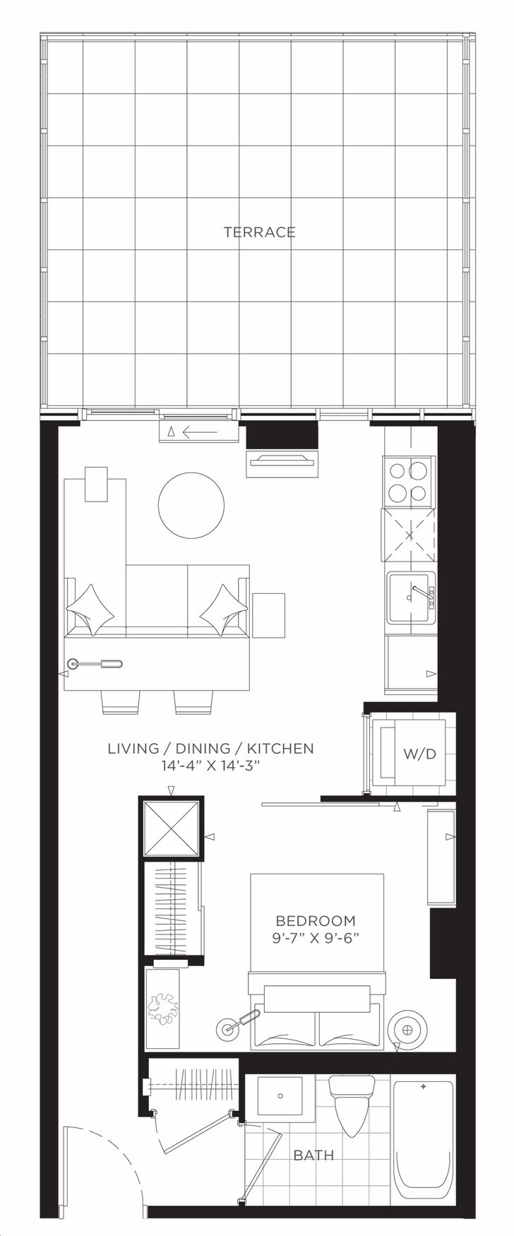 JAC Condos Joel *Terrace Unit*