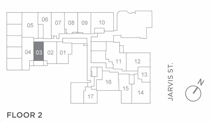 JAC Condos Joel *Terrace Unit* Key Plan