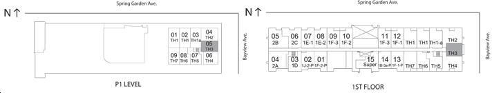 Jade Condos TH3 Key Plan