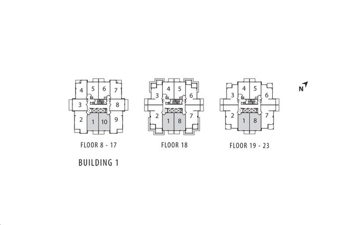 Keystone Condos 01A *Penthouse* Key Plan